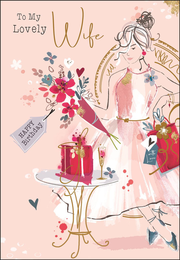 Jonny Javelin Wife Birthday Card*