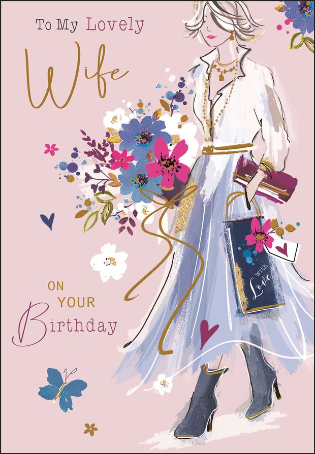 Jonny Javelin Wife Birthday Card*