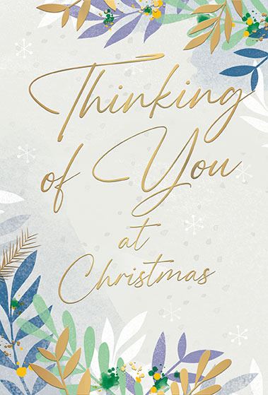 Words N Wishes Thinking of You Christmas Card