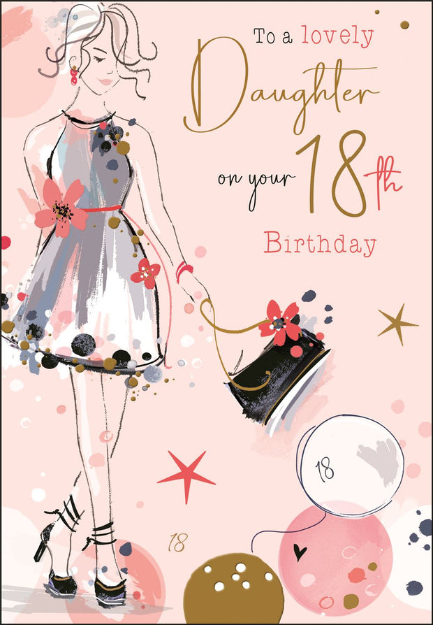 Jonny Javelin Daughter 18th Birthday Card