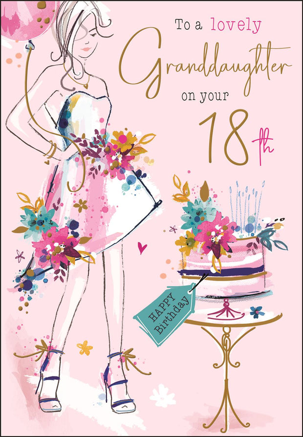Jonny Javelin Granddaughter 18th Birthday Card