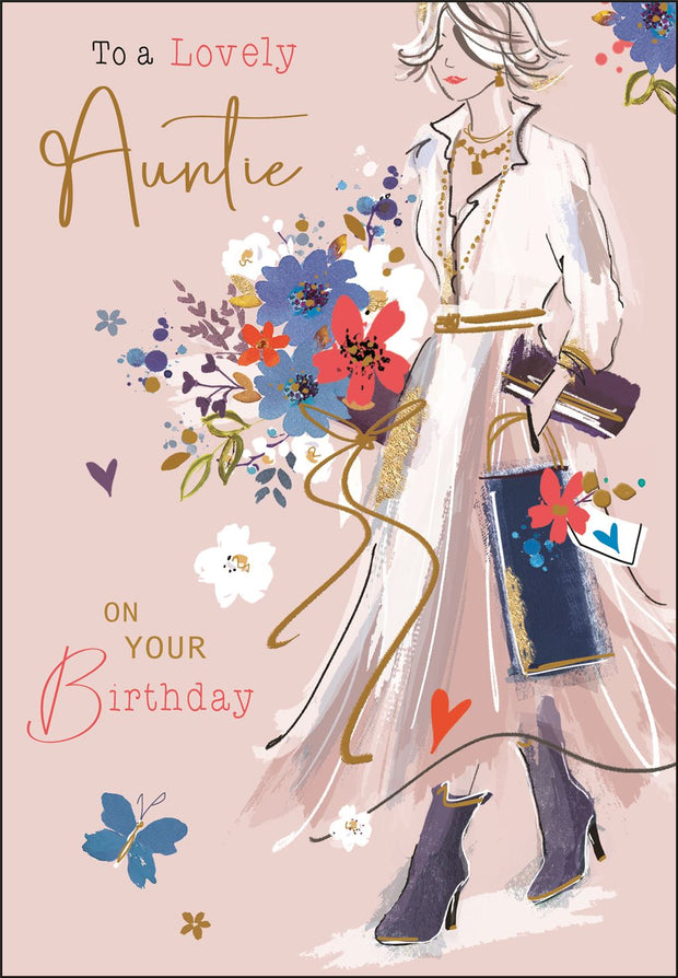 Jonny Javelin Auntie Birthday Card*
