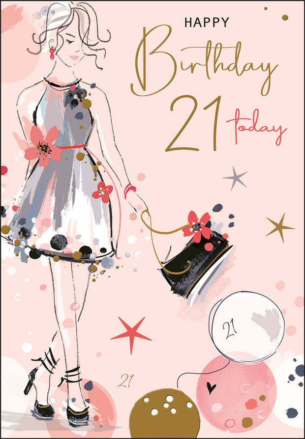 Jonny Javelin 21st Birthday Card*