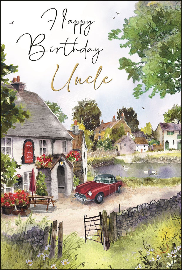 Jonny Javelin Uncle Birthday Card*