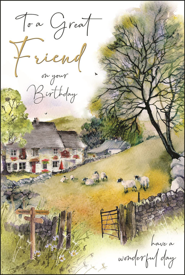 Jonny Javelin Friend Birthday Card*