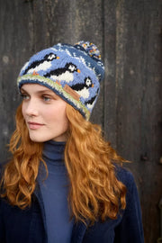 Pachamama Circus Of Puffins Bobble Beanie