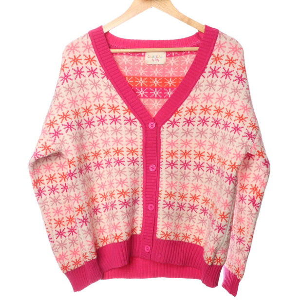 Zelly Pink Stars Cardigan**