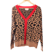 Zelly Animal Print Cardigan**