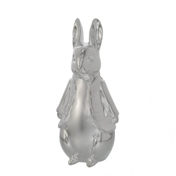 Peter Rabbit Silver Plated Sculpted Money Bank*