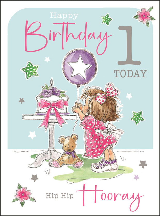 Jonny Javelin 1st Birthday Card**