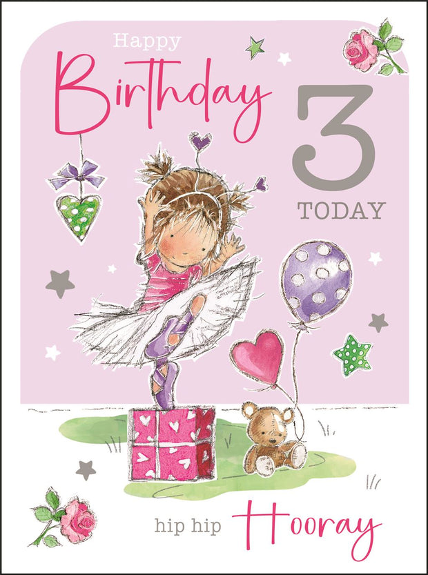 Jonny Javelin 3rd Birthday Card*
