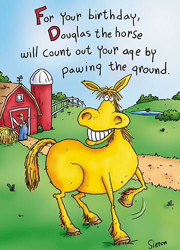 Paper House Humour Birthday Card *