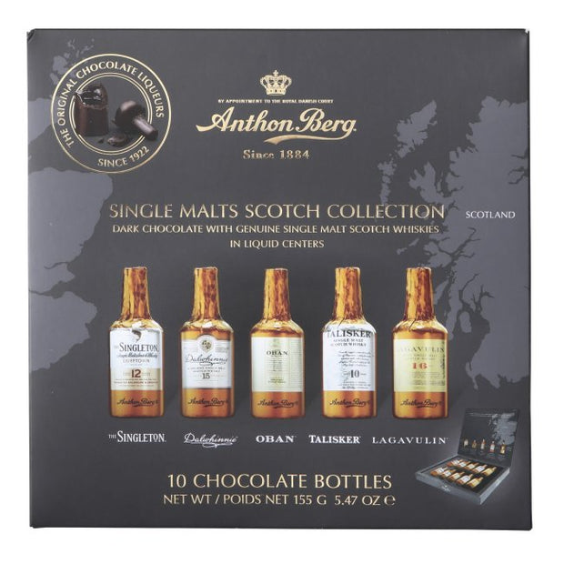 Anthon Berg 10pc whisky liqueur collection 155g