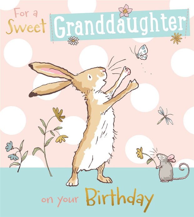 Guess How Much I Love You Granddaughter Birthday Card*