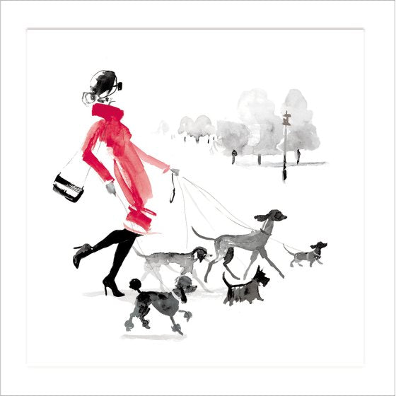 Woodmansterne Paula Reece Pooch Perfect  Blank Card
