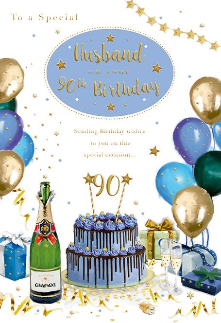 ICG Husband 90th Birthday Card*