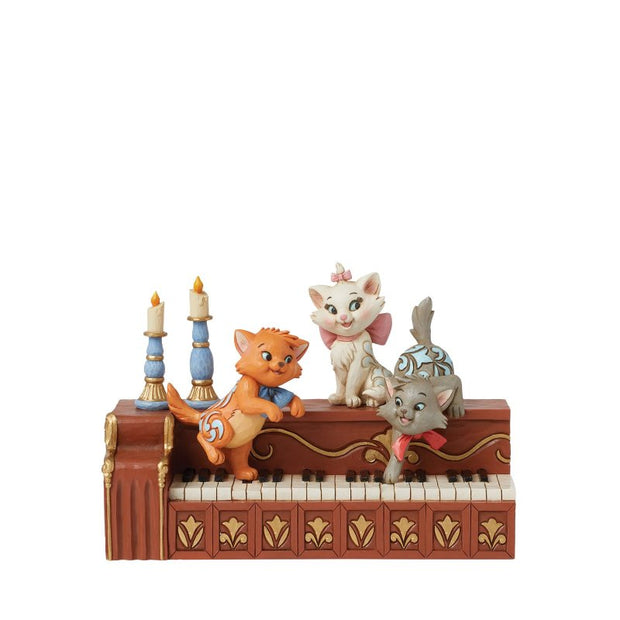 Enesco Disney Traditions Paws at Play (Aristocats Kittens on Piano Figurine)