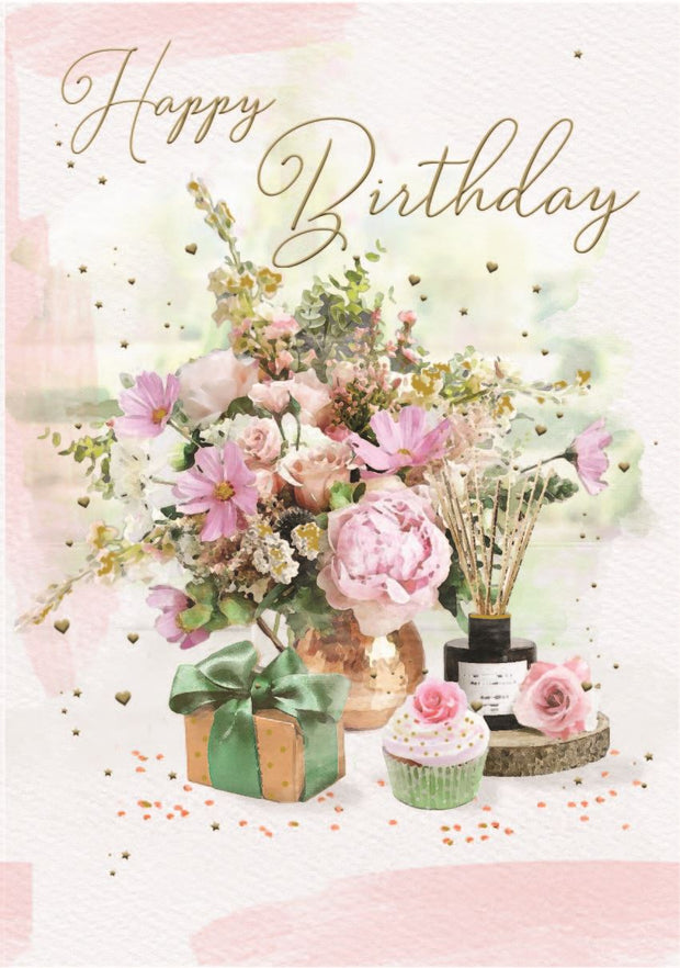 ICG Floral Birthday Card*