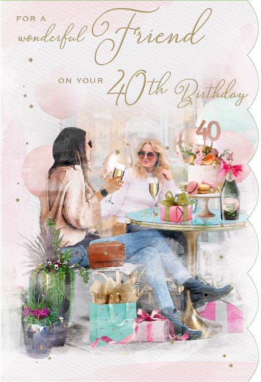 ICG Special Friend 40th Birthday Card*