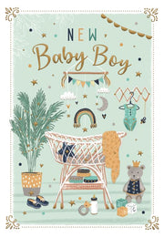 ICG New Baby Boy Card*