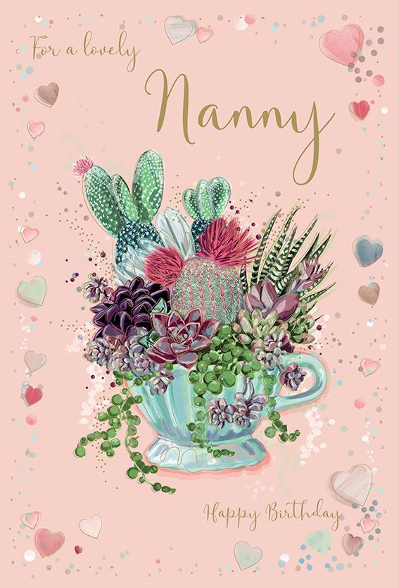 ICG Nanny Birthday Card