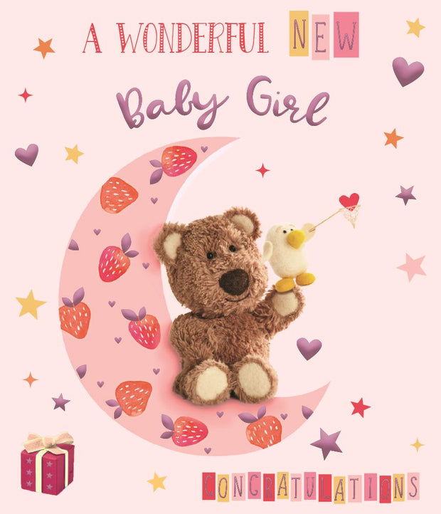 ICG New Baby Girl Card