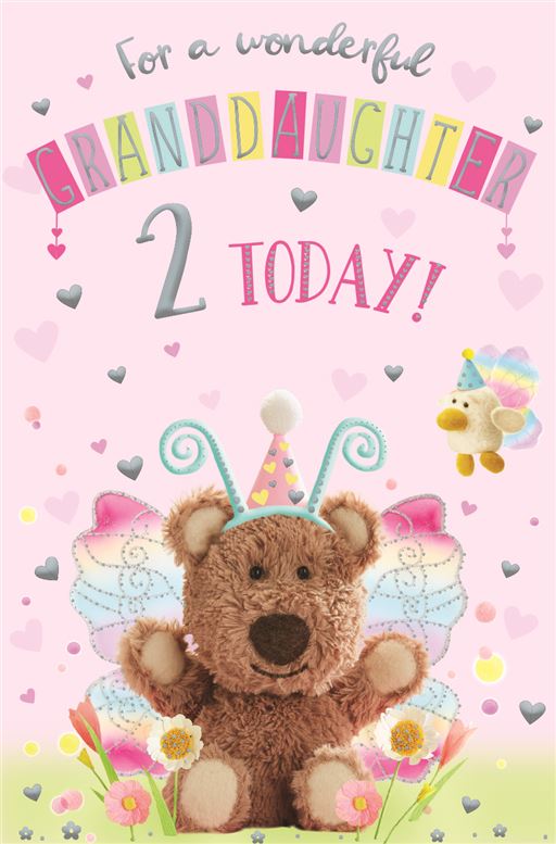 ICG Granddaughter 2nd Birthday Card