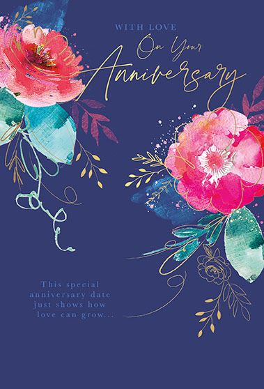 Words N Wishes On Your Anniversary Card
