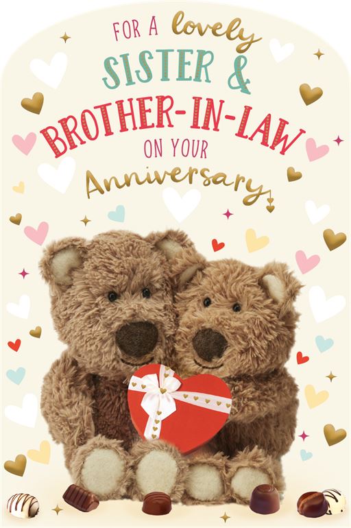 ICG Sister and Brother in Law Anniversary Card*