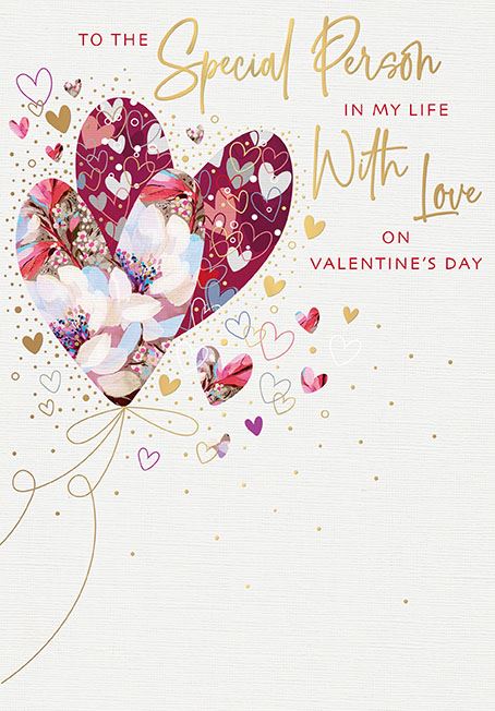 Words N Wishes Special Person in My Life Valentine's Day Card