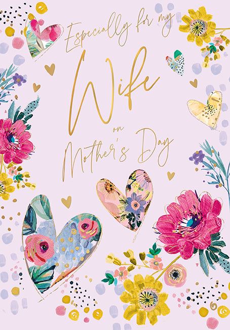 Words N Wishes Wife Mother's Day Card