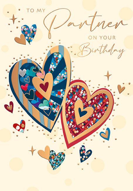 Words N Wishes Partner Birthday Card