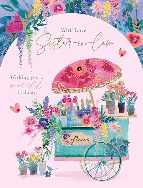 Words N Wishes Sister-in-Law Birthday Card*