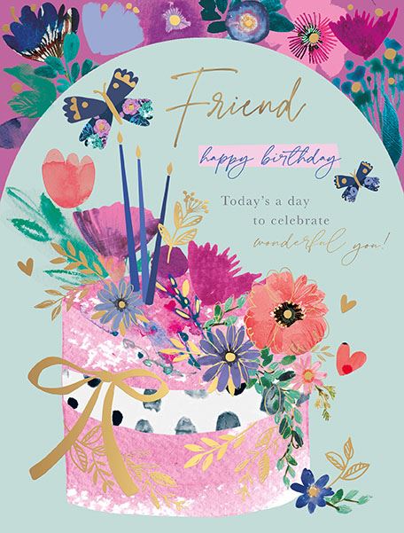 Words N Wishes Friend Birthday Card*