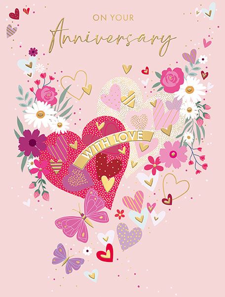 Words N Wishes On Your Anniversary Card