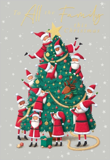 Abacus To All the Family Christmas Card**