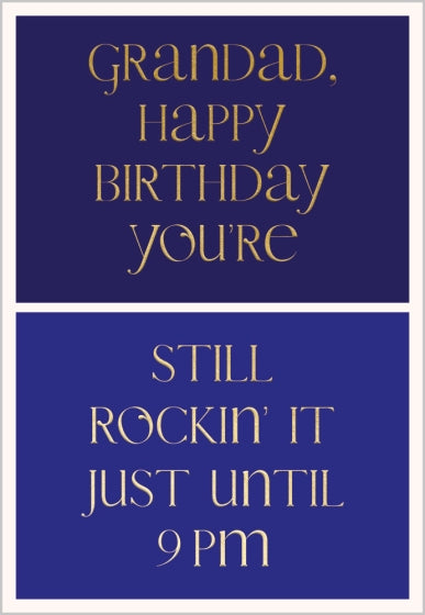 Abacus Grandad Birthday Card*