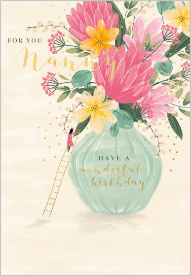 Abacus Nanny Birthday Card*