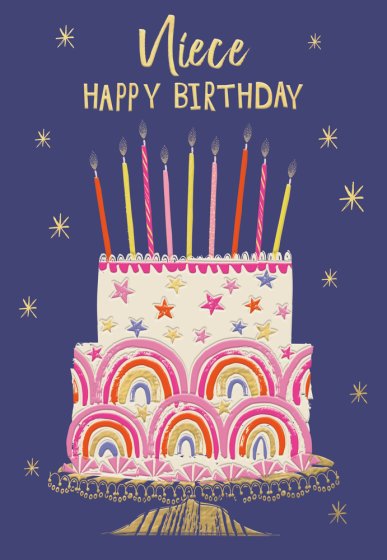 Abacus Niece Birthday Card*