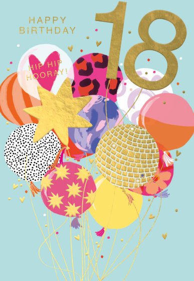 Abacus 18th Birthday Card*