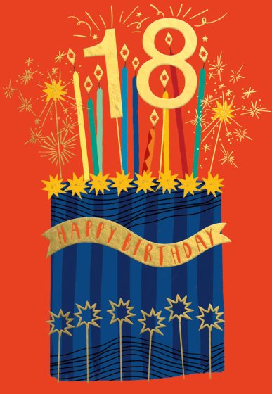 Abacus 18th Birthday Card*