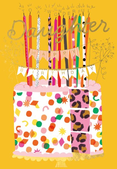 Abacus Daughter Birthday Card*