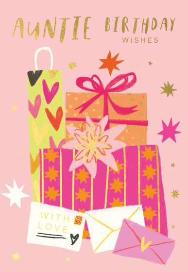 Abacus Auntie Birthday Card*