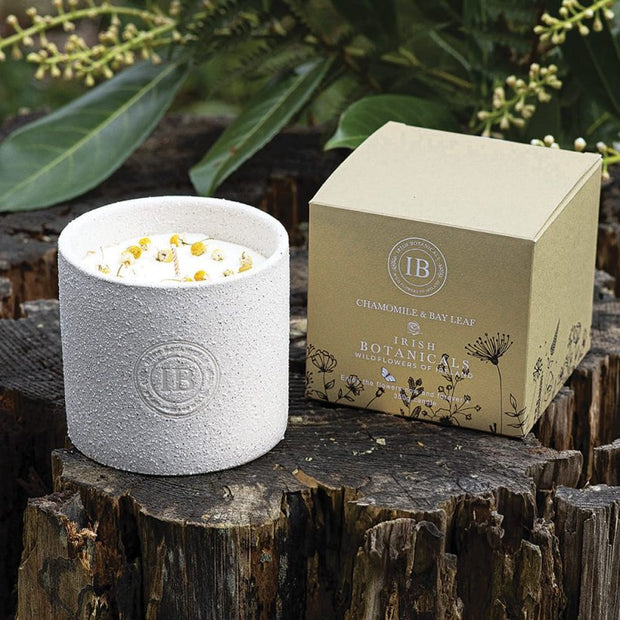 Irish Botanicals Chamomile and Bay Leaf Candle
