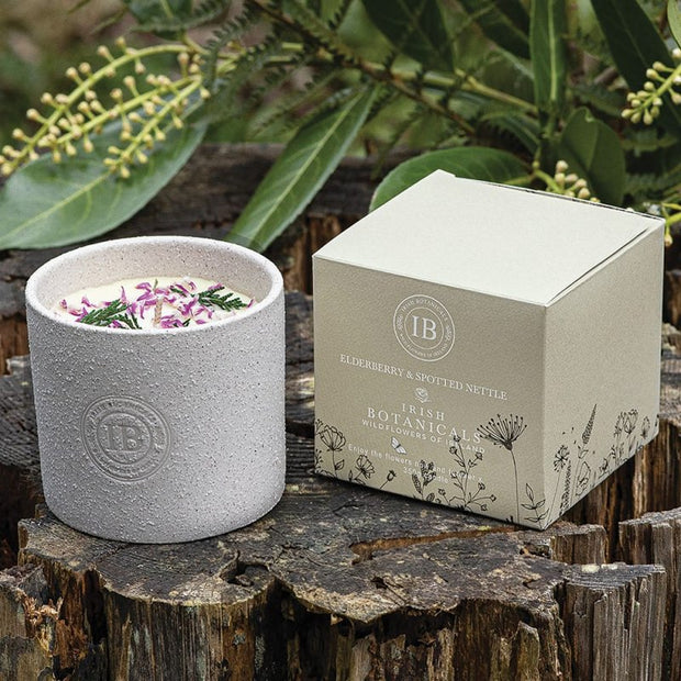 Irish Botanicals Elderberry and Spotted Nettle Candle