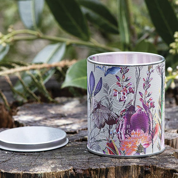 Irish Botanicals Elderberry and Spotted Nettle Tin Candle
