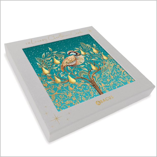 Abacus Partridge in a Pear Tree Box of 10 Christmas Cards**