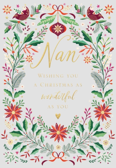 Abacus Nan Christmas Card**