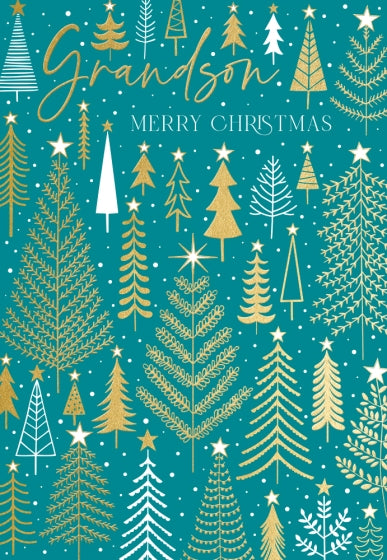 Abacus Grandson Christmas Card**