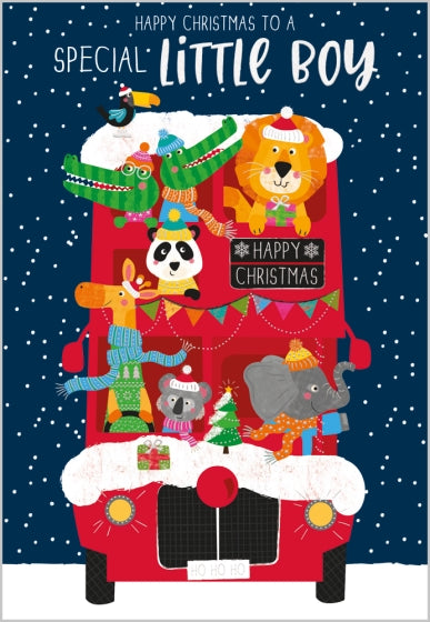 Abacus Special Little Boy Christmas Card**